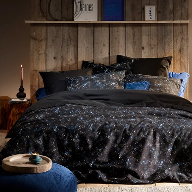 Dekbedovertrek De Witte Lietaer Elektra Black Flanel