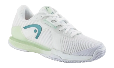 Chaussures de Tennis HEAD Femme Sprint Pro 4.0 Clay White Lightgreen25