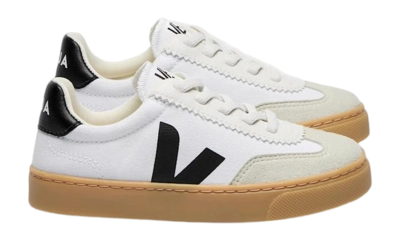 Veja Kids Small Volley Canvas White Black