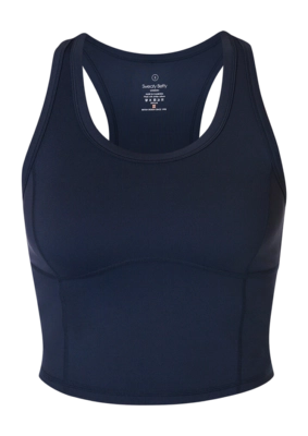 Tanktop Sweaty Betty Women All Day Cropped Navy Blue