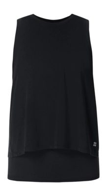 Débardeur Sweaty Betty Femme Soft Flow Double Up Bra Black