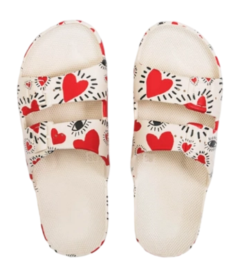Slipper Freedom Moses Unisex I Luv Multi