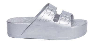 Slipper Freedom Moses Unisex High Silver Silver