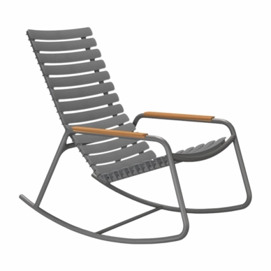 Schommelstoel Houe Reclips Rocking Chair Bamboo Dark grey