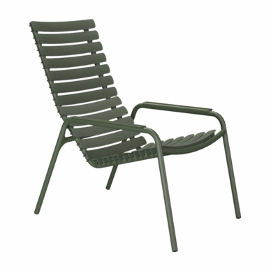 Loungestoel Houe Reclips Lounge Chair Olive green