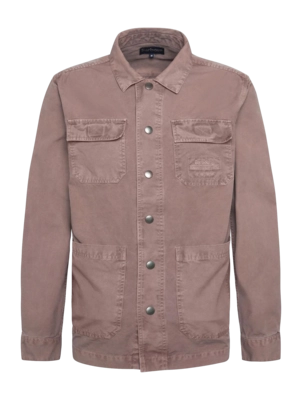 Blouse Barbour Men Grindle Cargo Relaxed Overshirt Washed Heather