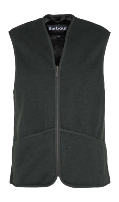 Body Warmer Barbour Men Warm Pile Waistcoat with Zip-In Liner Sage