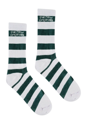 Chaussettes The New Originals Men Logo White Alyssum / Rain Forest