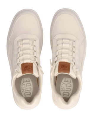 Baskets HEYDUDE Homme Hudson Classic White
