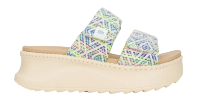 Sandalen HEYDUDE Damen Delray Slide Surf Baja Blue Multi