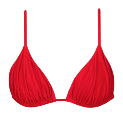 Bikini Top Barts Women Kelli Gathered Triangle Red