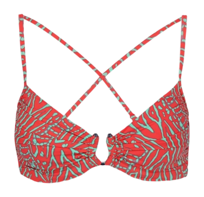 Haut de Bikini Barts Femme Anangu Cross Back Red