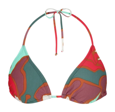 Bikini Top Barts Women Bunbe Triangle Red