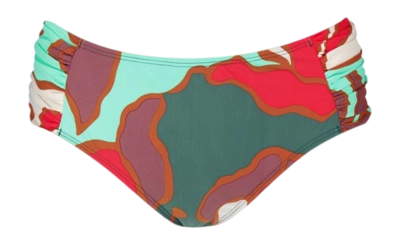 Bikini Bottoms Barts Women Bunbe Mid Waist Briefs Red