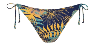 Bikinihose Barts Mahn Tanga Damen Navy / Yellow / Cyan