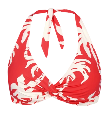 Bikini Top Barts Women Norri Cross Halter Red
