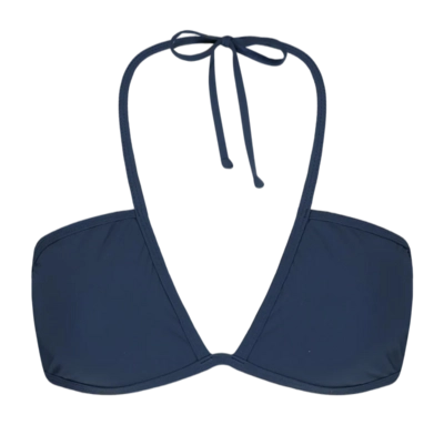 Bikini Top Barts Women Solid Plunge Halter Navy