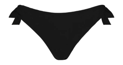 Bas de Bikini Barts Women Solid Cheeky Bum Side Ties Black