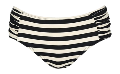 Bikinihose Barts Yadbor Mid Waist Briefs Damen Black / White