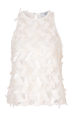 Tanktop Dante6 Women Corin Sequins Relaxed Fit Butter Cream