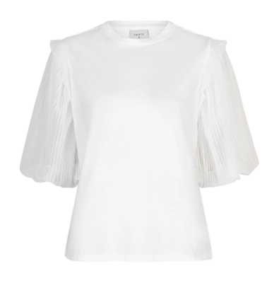 T-Shirt Dante6 Femme Annissa Bouffant Tulle Milk White