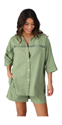 Chemise Brunotti Femme Riley Eucalyptus