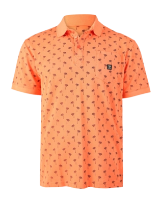 Polo Brunotti Homme Addax Mini Palm Melon