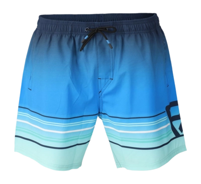 Maillot de Bain Brunotti Homme Bru conic Stripe Gradient Stripe Neon Blue