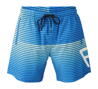 Maillot de Bain Brunotti Homme Preves Colorflow Stripe Neon Blue