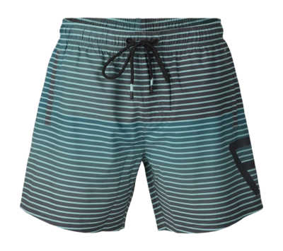 Swimming Trunks Brunotti Men Preves Colorflow Stripe Bottle Green