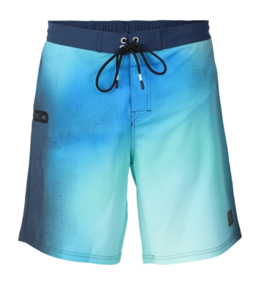 Zwembroek Brunotti Men Dhion Spray Grid Allover Neon Blue