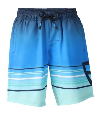 Zwembroek Brunotti Boys Bru conicy PP Gradient Stripe Neon Blue