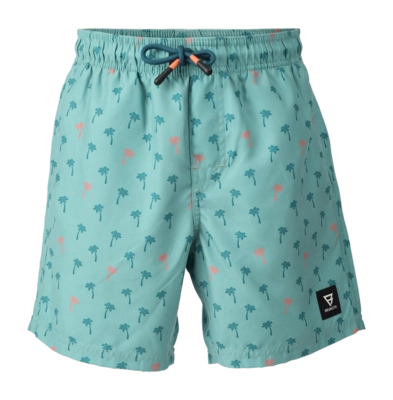 Maillot de Bain Brunotti Garçon Cestery Mini Mini Palm Aqua Bottle Green