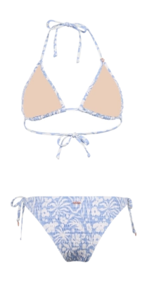 Bikini Brunotti Mahlia Swirl Damen Floral Aqua Bluebell