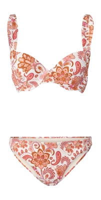 Maillot 2 Pièces Brunotti Femme Stefanie Paisley Aqua Snow
