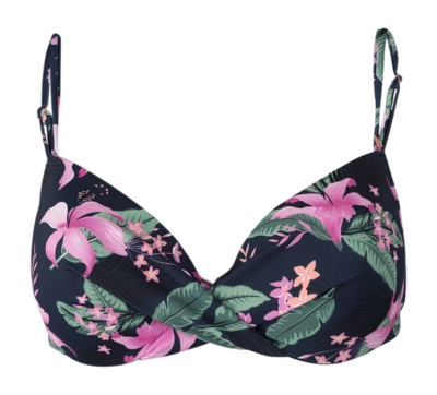 Bikini Top Brunotti Women Stefana Tropicana Top Club Tropicana Aqua Indigo Blue