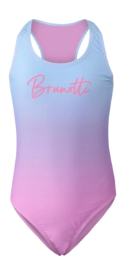 Maillot 1 Pièce Brunotti Filles Sally Dégradé Aqua Bluebell