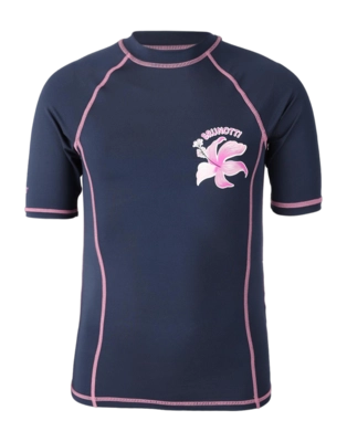 Schwimmshirt Brunotti Lineas Rashguard Mädchen Indigo Blue