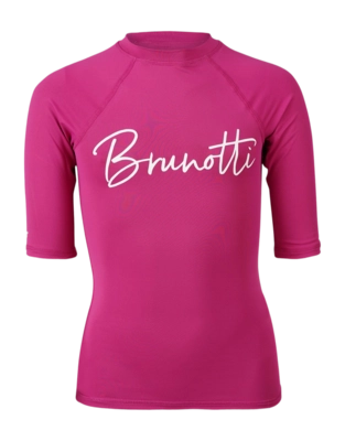 Schwimmshirt Brunotti Lineas Rashguard Mädchen Deep Magenta