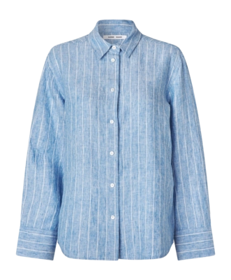 Chemise Samsoe Samsoe Femme Sanot Blue Jasper St