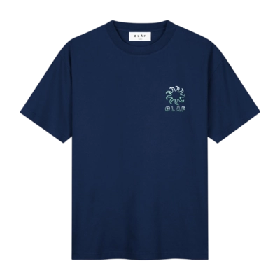 T-Shirt Olaf Hussein Gradient Sun Tee Herren Navy