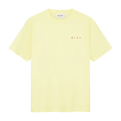 T-Shirt Olaf Hussein Men Sunscreen Face Tee Light Buttermilk