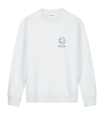 Pull Col Rond Olaf Hussein Men Gradient Sun Off-White