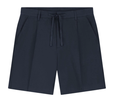 Shorts Olaf Hussein Cotton Linen Herren Navy