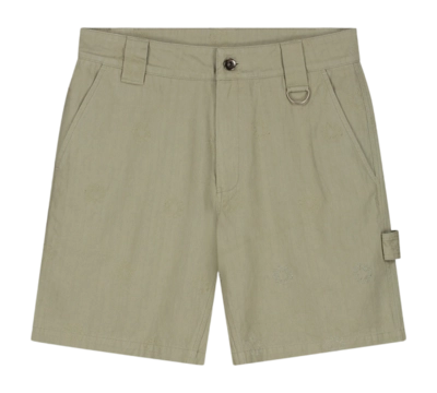 Shorts Olaf Hussein Homme Brodé Soleil Charpentier Sauge