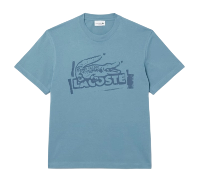 T-Shirt Lacoste Homme TH0284 Limestone/Falcon