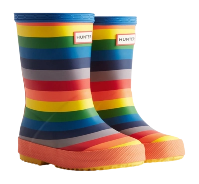 Wellies Hunter Kids First Rainbow Multi-coloured