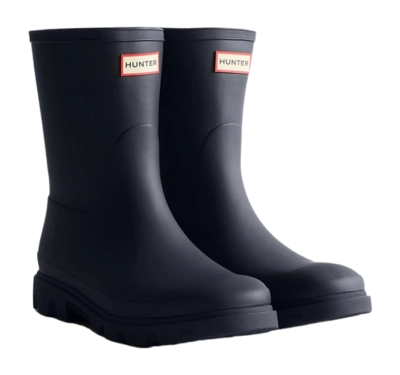 Wellies Hunter Men Downpour Short Navy