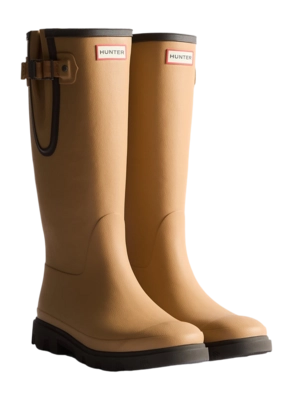 Wellies Hunter Men Downpour Adjustable Biscuit