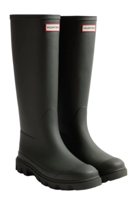 Wellies Hunter Women Downpour Tall Dark Olive